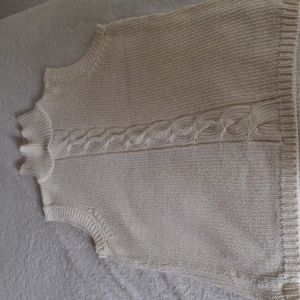 Sleeveless mock turtleneck